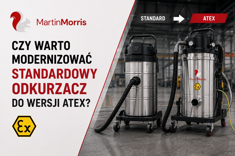 Czy warto modernizować standardowy odkurzacz do wersji ATEX