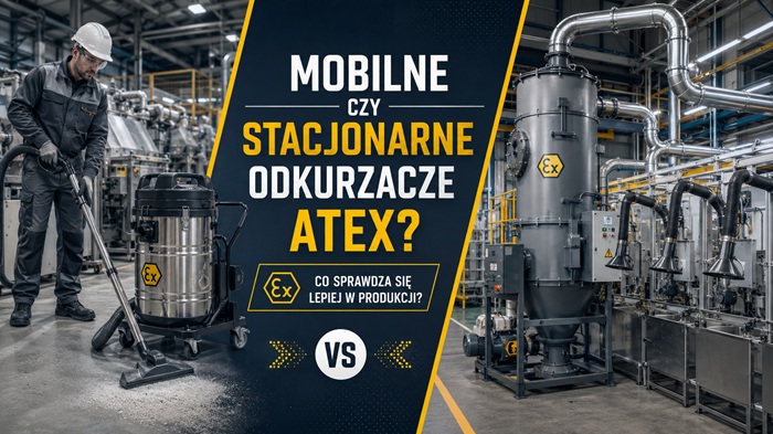Mobilne czy stacjonarne odkurzacze ATEX