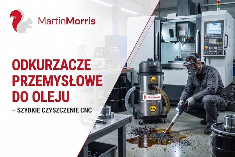 odkurzacze przemysłowe do oleju - cnc